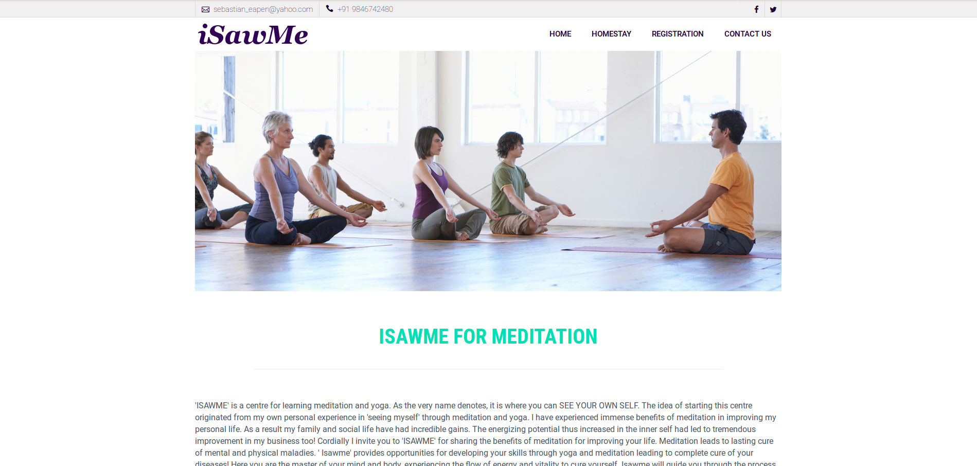 ISAWME FOR MEDITATION